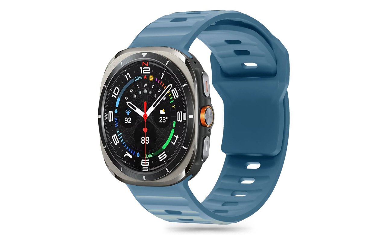 Tech-Protect Silicone Line do Galaxy Watch Ultra (47 mm) Montego Blue