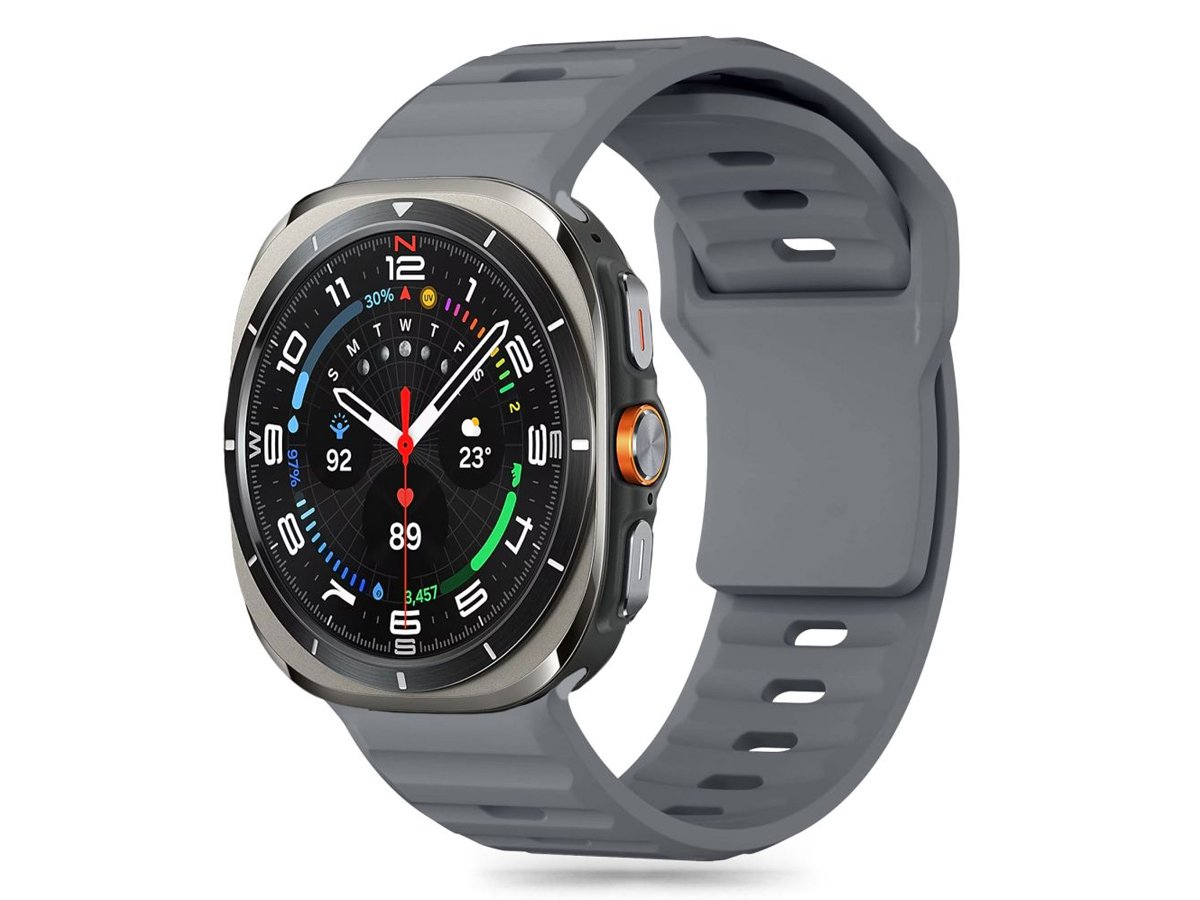 Tech-Protect Silicone Line do Galaxy Watch Ultra (47 mm) Crayon Grey