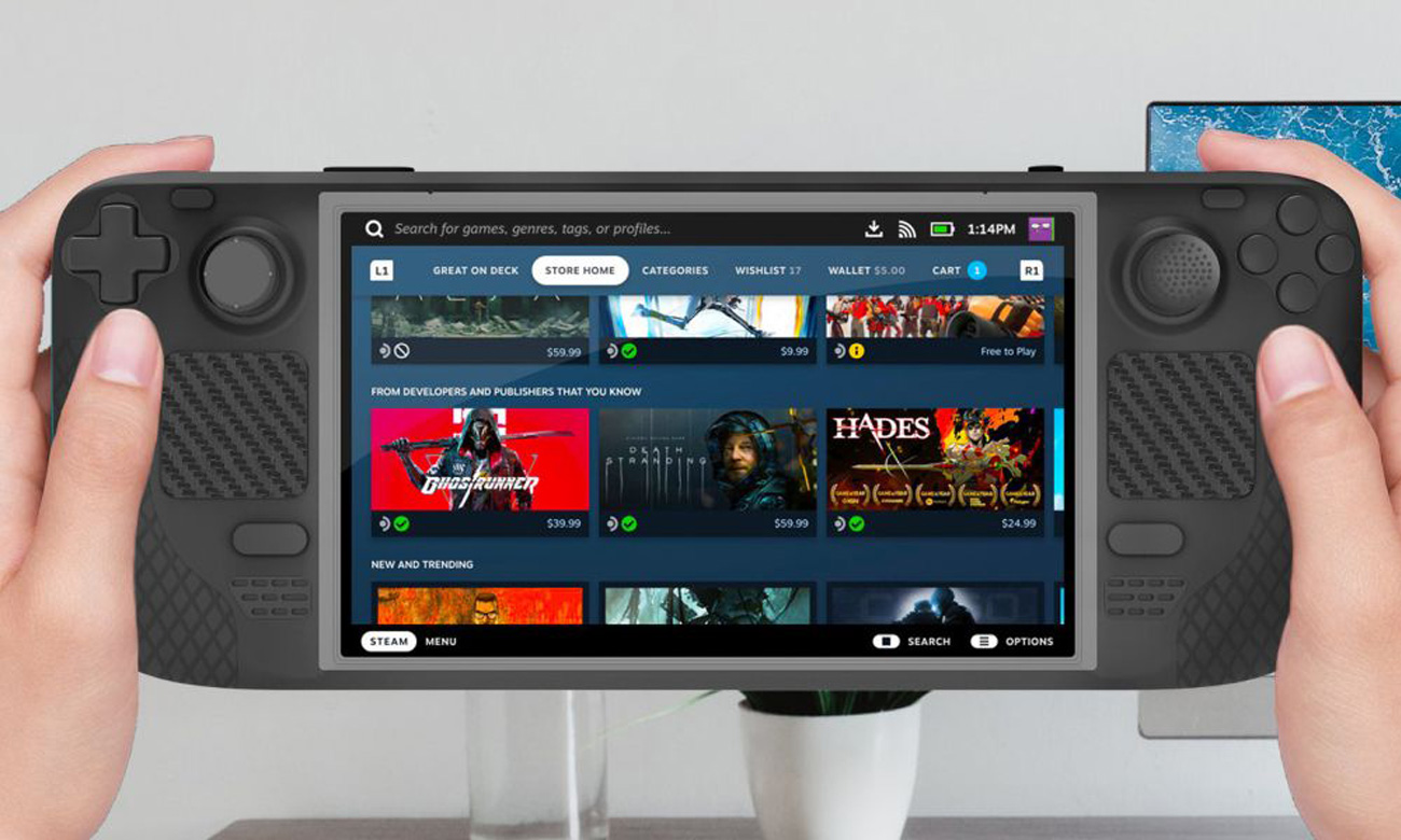 Etui Tech-Protect Icon Black do Steam Deck - Idealne dopasowanie
