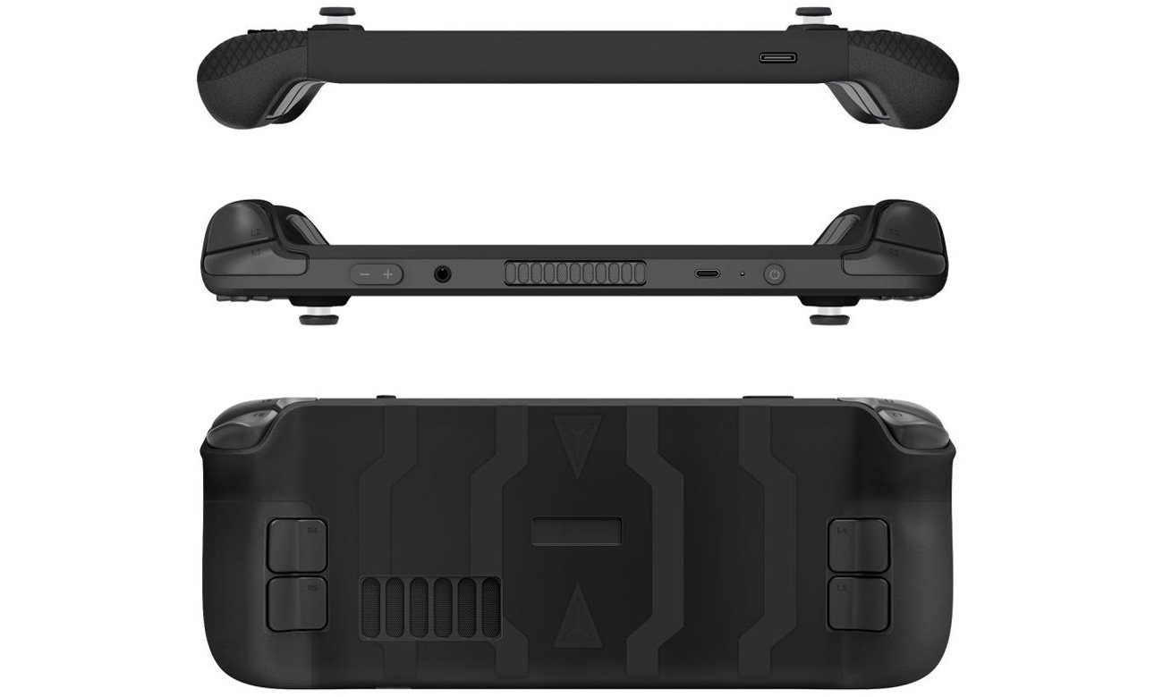 Etui Tech-Protect Icon Black do Steam Deck - Widok ogólny