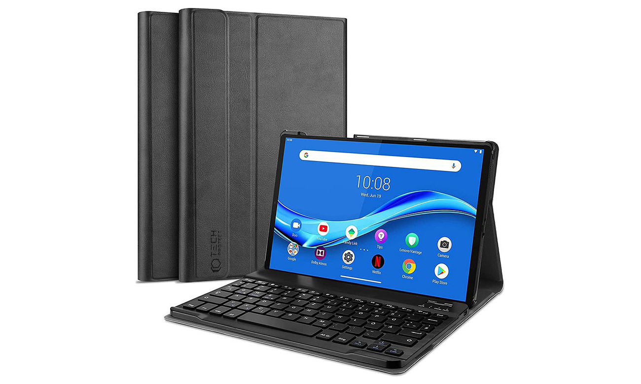 Tech-Protect SmartCase für Lenovo Tab M10 Gen. 3 + Tastatur schwarz