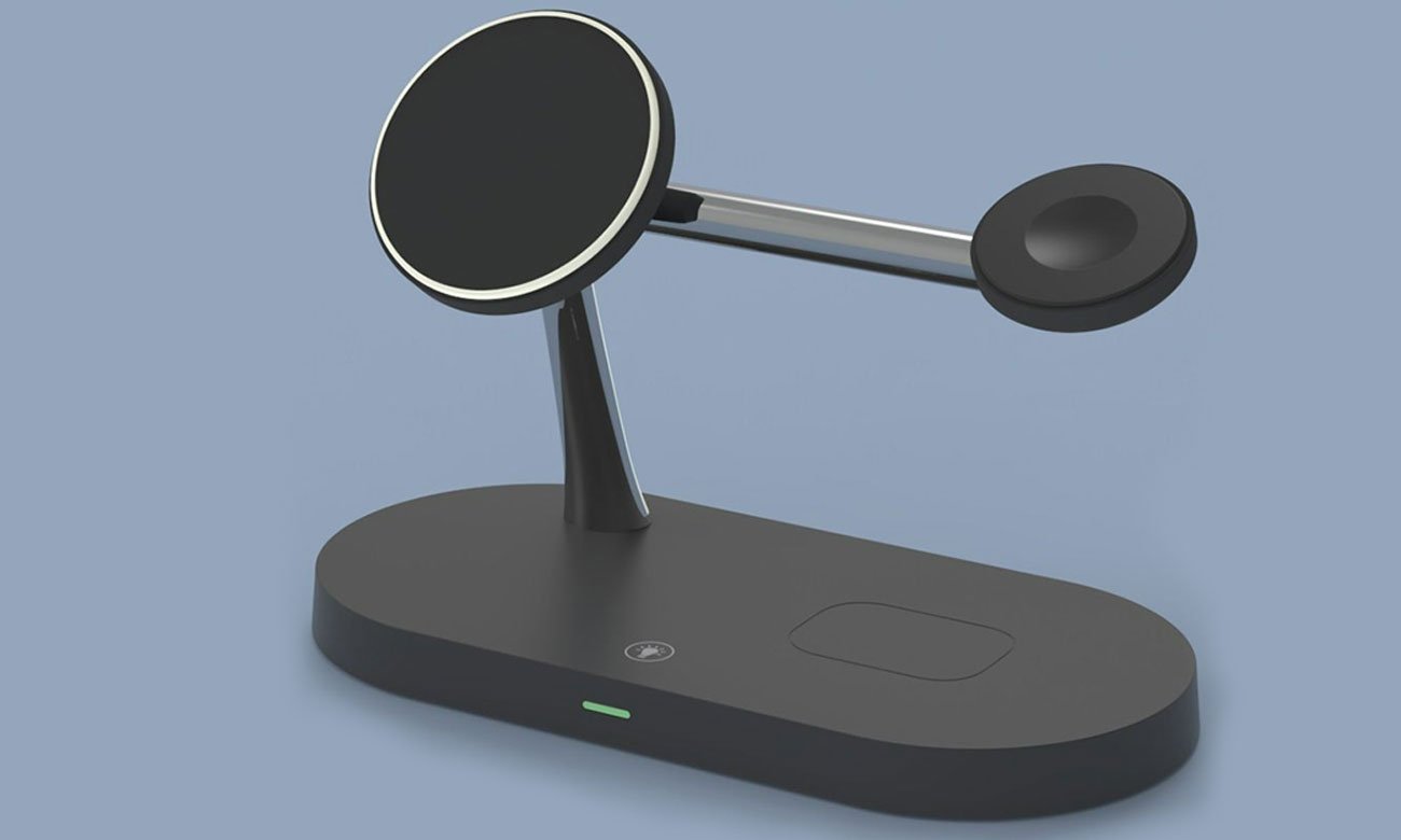 Ładowarka do smartfonów Tech-Protect A12 3w1 Magnetic MagSafe Wireless Charger biały