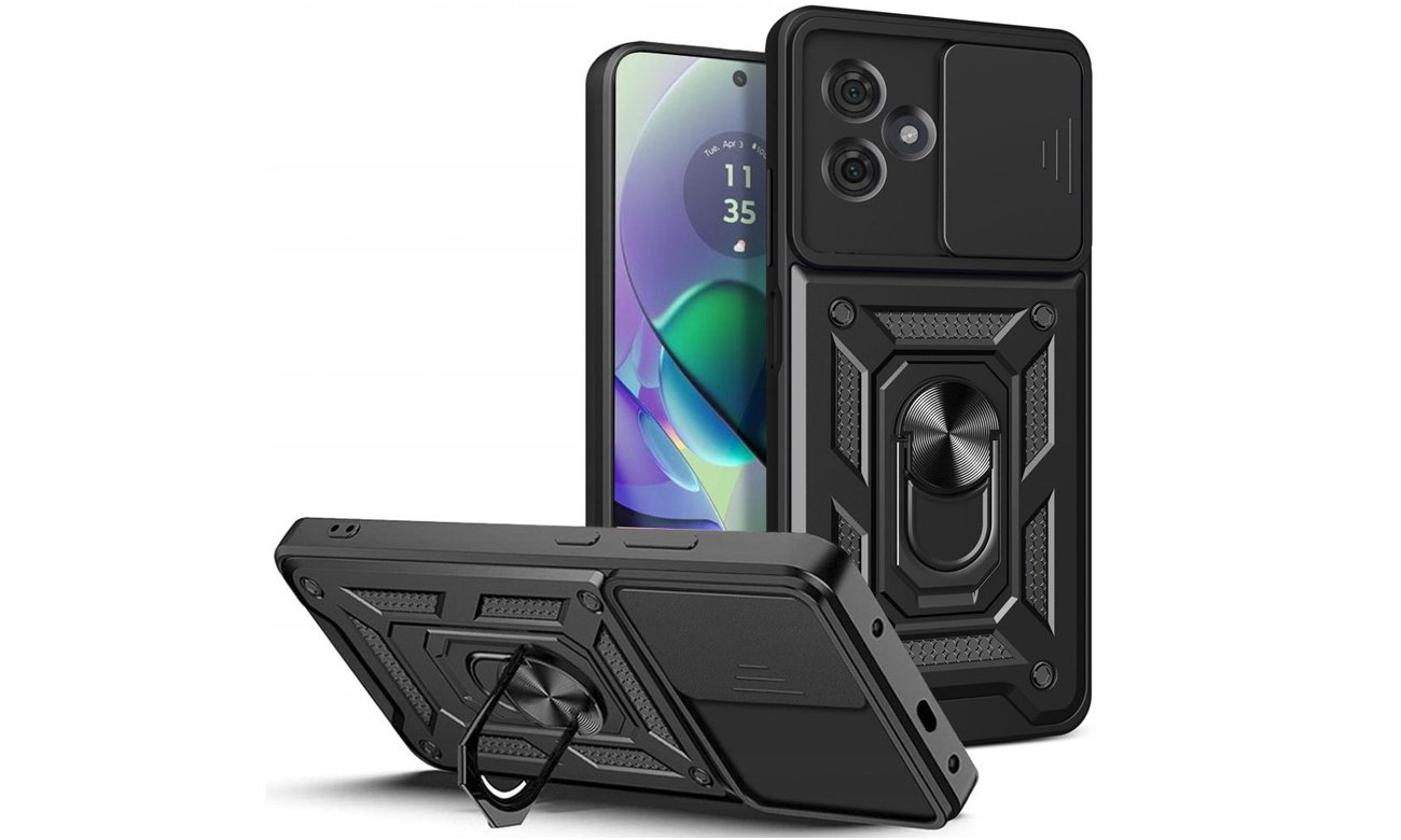 Tech-Protect CamShield Pro für Motorola moto g54 5G Power Edition Schwarz - Gesamtansicht