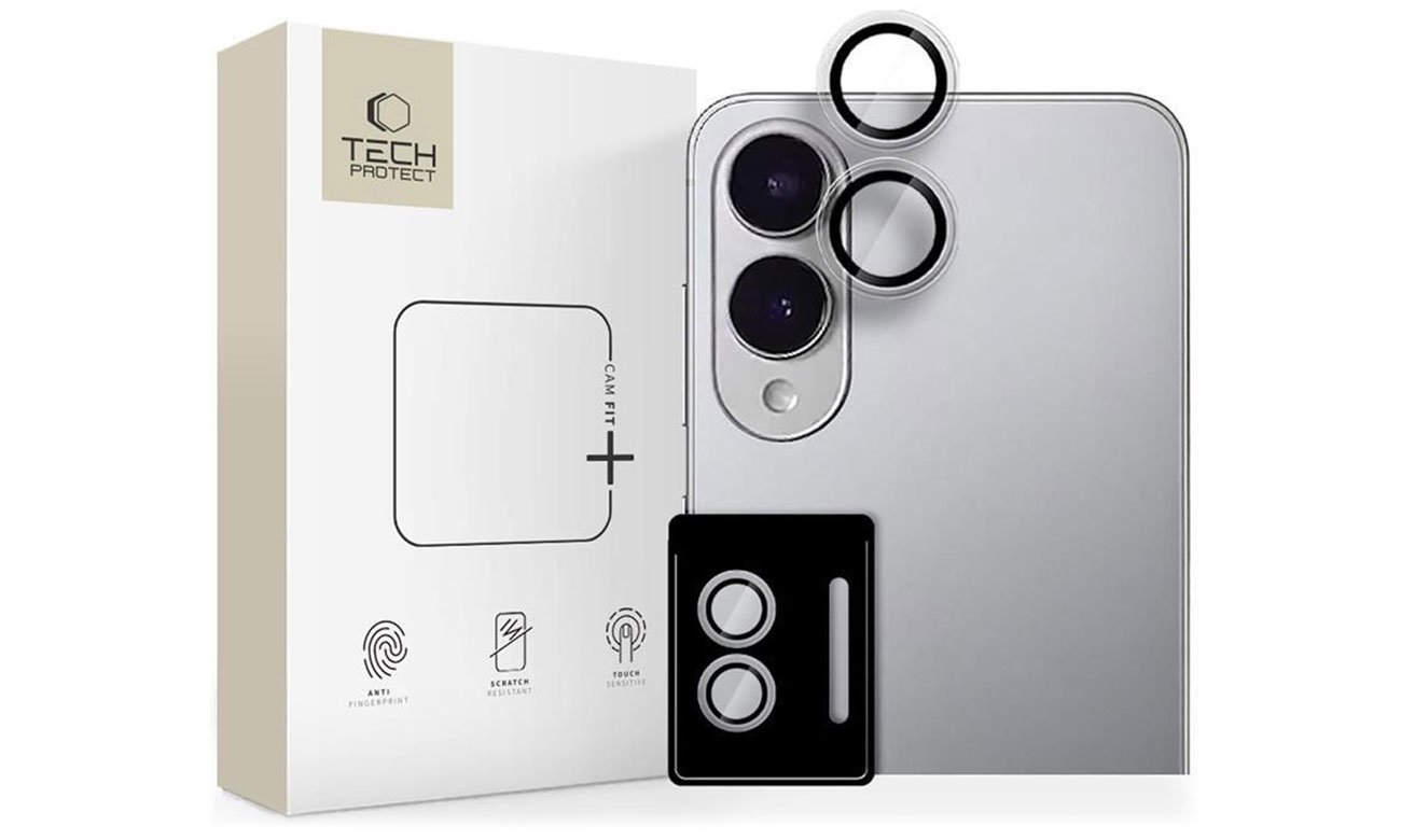 Tech-Protect Camring Fit+ do Samsung Galaxy S25 Edge Clear