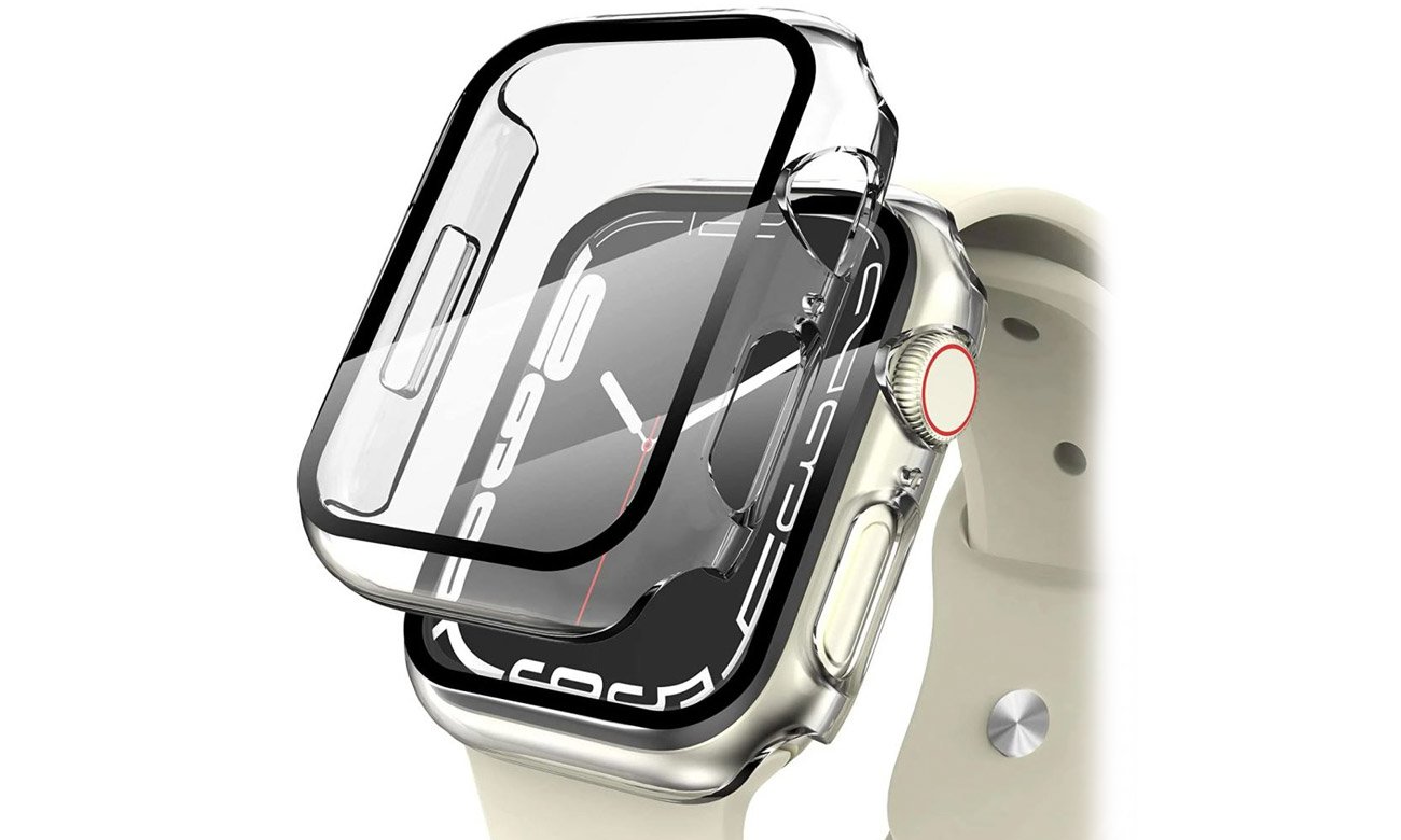 Etui Tech-Protect Defense360 für Apple Watch 7/8 (41mm) klar