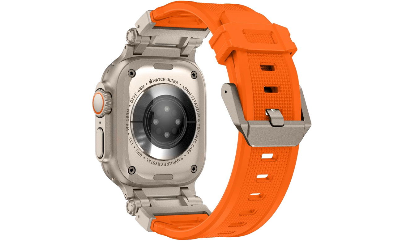 Tech-Protect Delta Pro do Apple Watch 44/45/46/49 mm Orange/Titanium