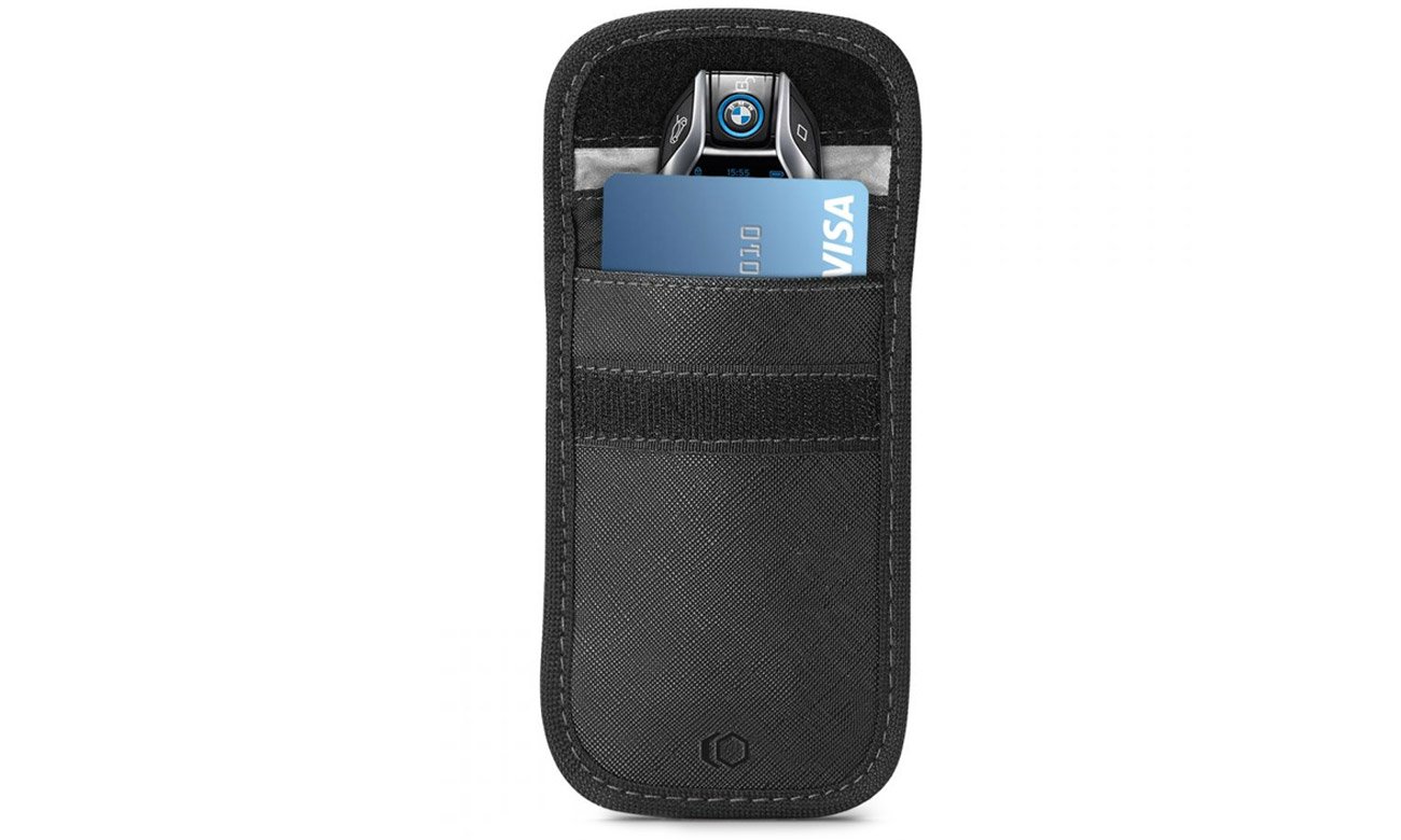 Etui Tech-Protect Keyless RFID Signal Blocker Klatka Faradaya czarny