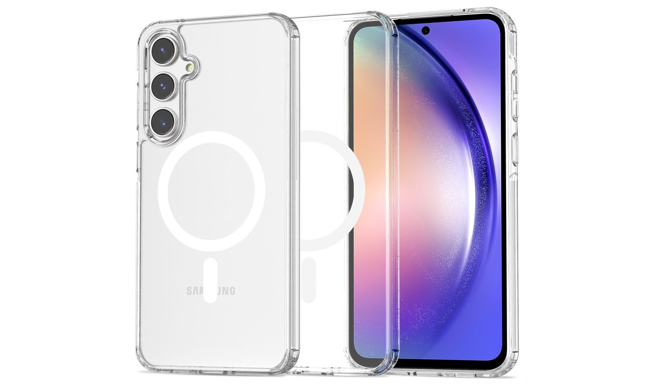 Etui Tech-Protect FlexAir Hybrid MagSafe do Samsung Galaxy A55 5G Clear