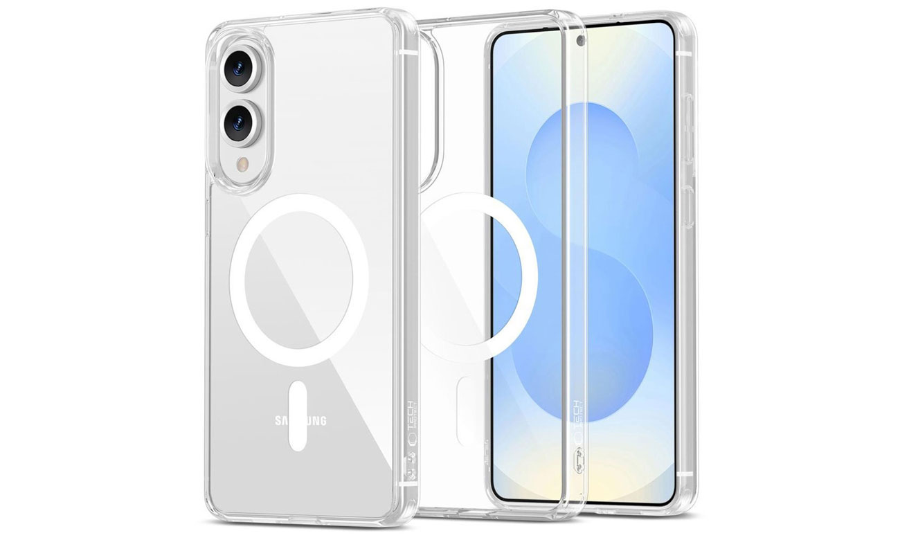 Tech-Protect Flexair Hybrid Magsafe do Samsung Galaxy S25 Edge Clear