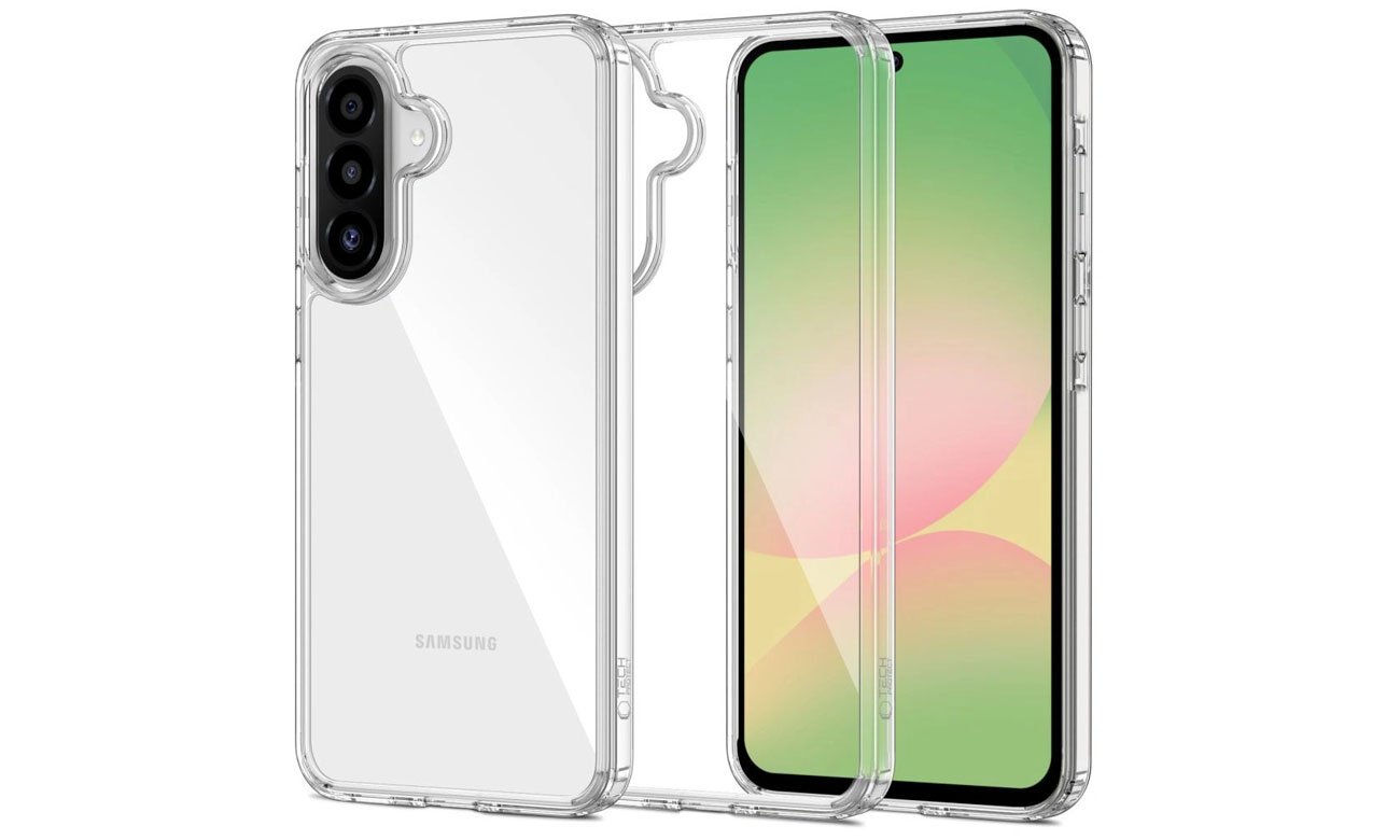 Etui Tech-Protect Flexair Hybrid do Samsung Galaxy A56 Clear