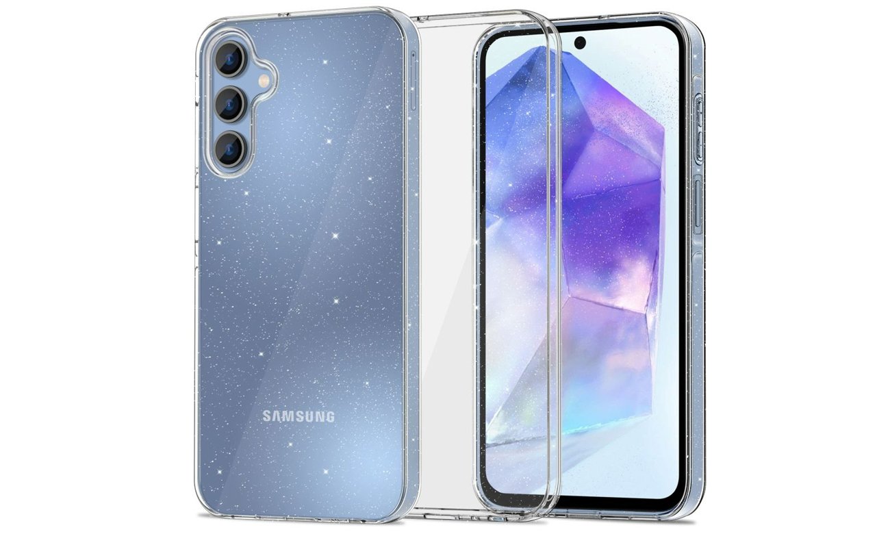 Tech-Protect FlexAir Hülle für Samsung Galaxy A55 5G Glitter