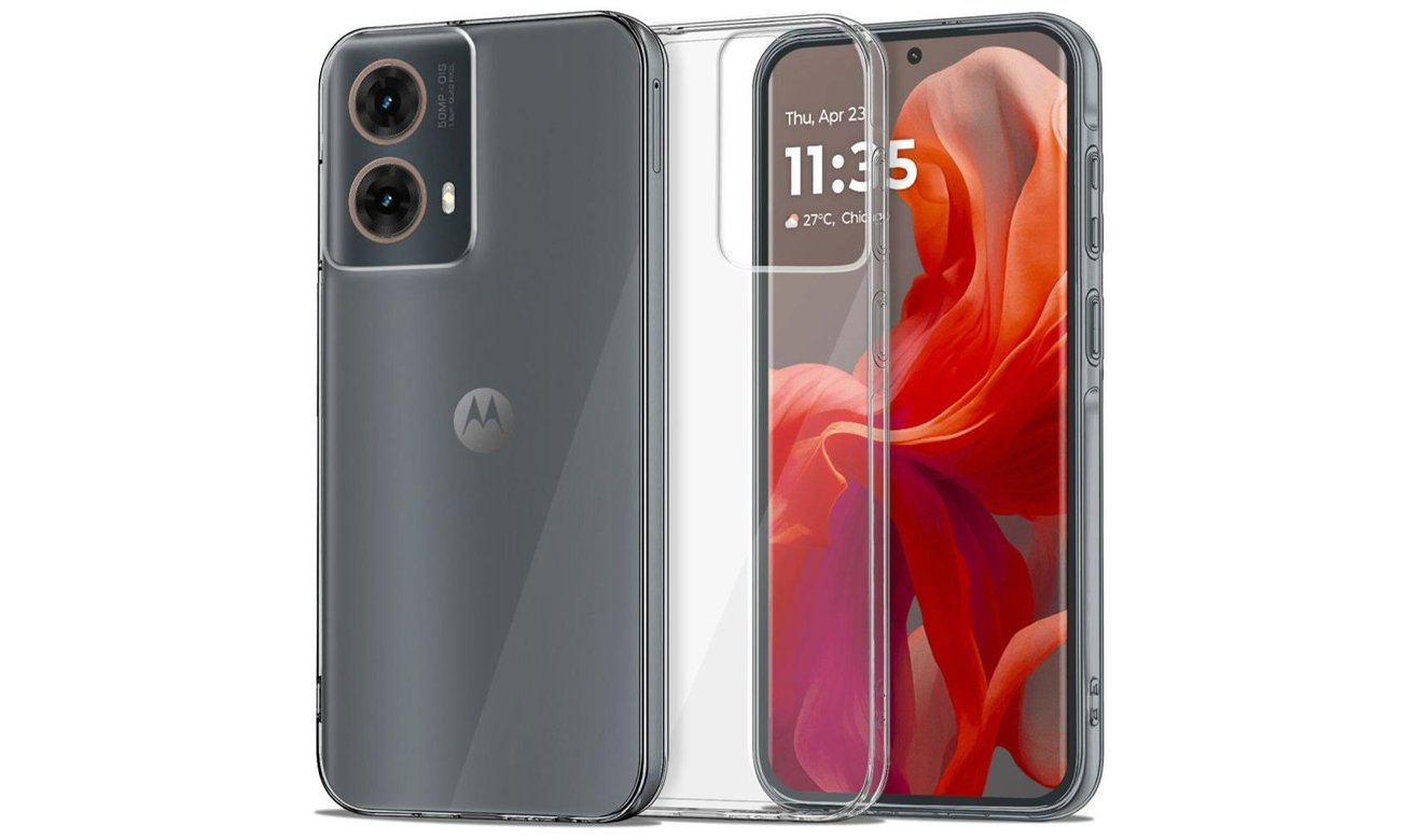Tech-Protect etui FlexAir do Motorola moto g85 5G clear