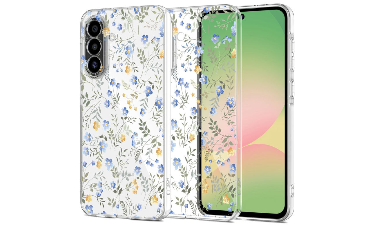Etui Tech-Protect FlexAir do Samsung Galaxy A56 Spring Flowers