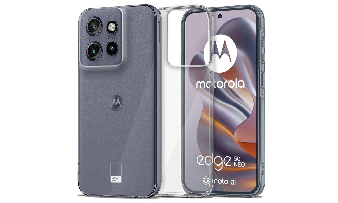 Tech-Protect etui FlexAir do Motorola edge 50 neo 5G clear