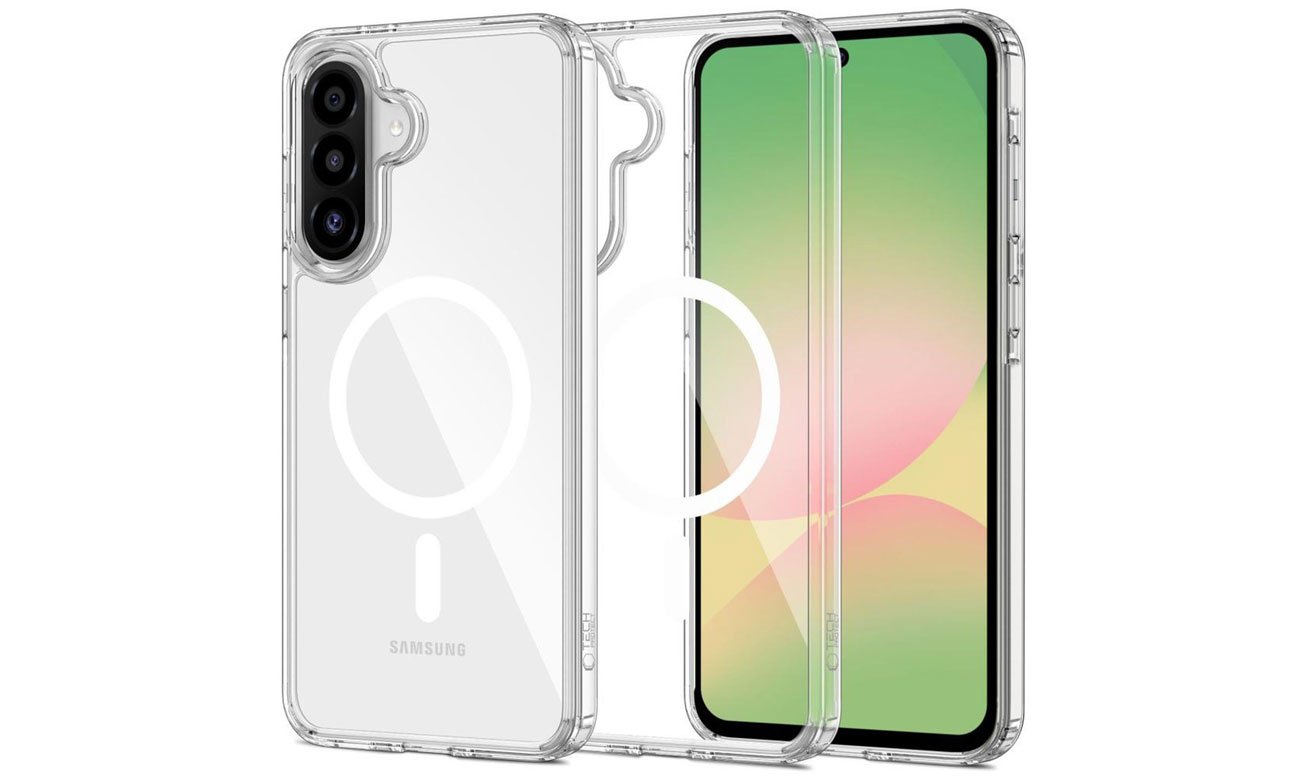 Tech-Protect Flexair Hybrid Magsafe do Samsung Galaxy A36 Clear
