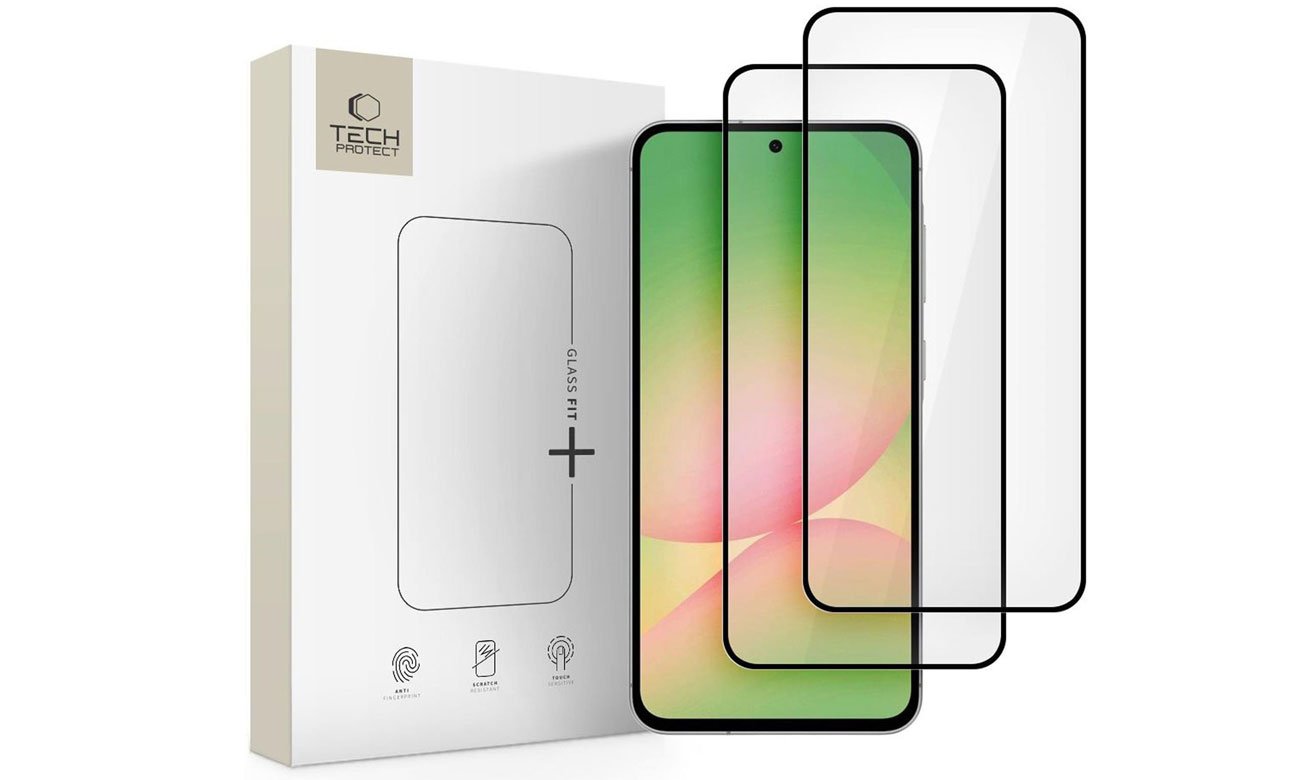 ech-Protect Glass Fit+ 2-Pack do Samsung Galaxy A36 / Galaxy A56 Black