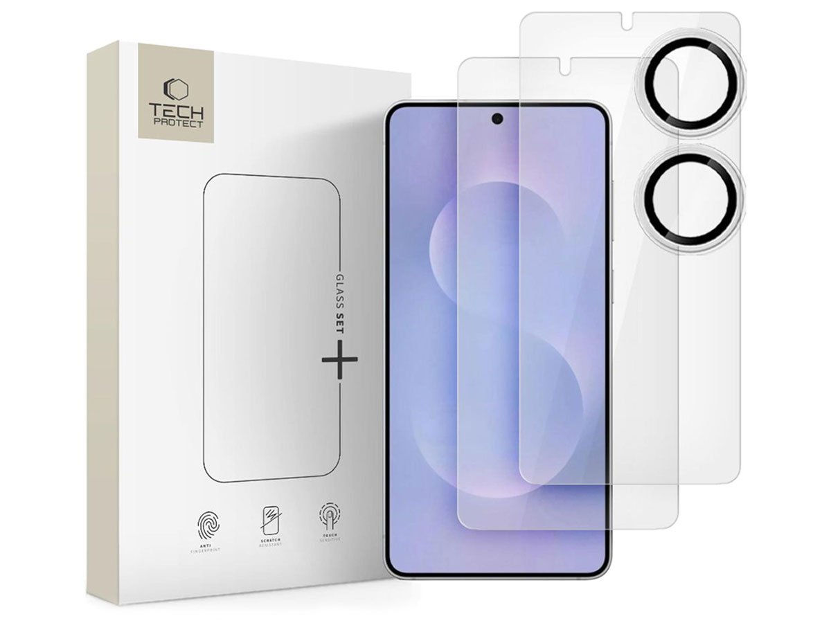 Tech-Protect Glass Set+ do Galaxy S25 Edge Clear