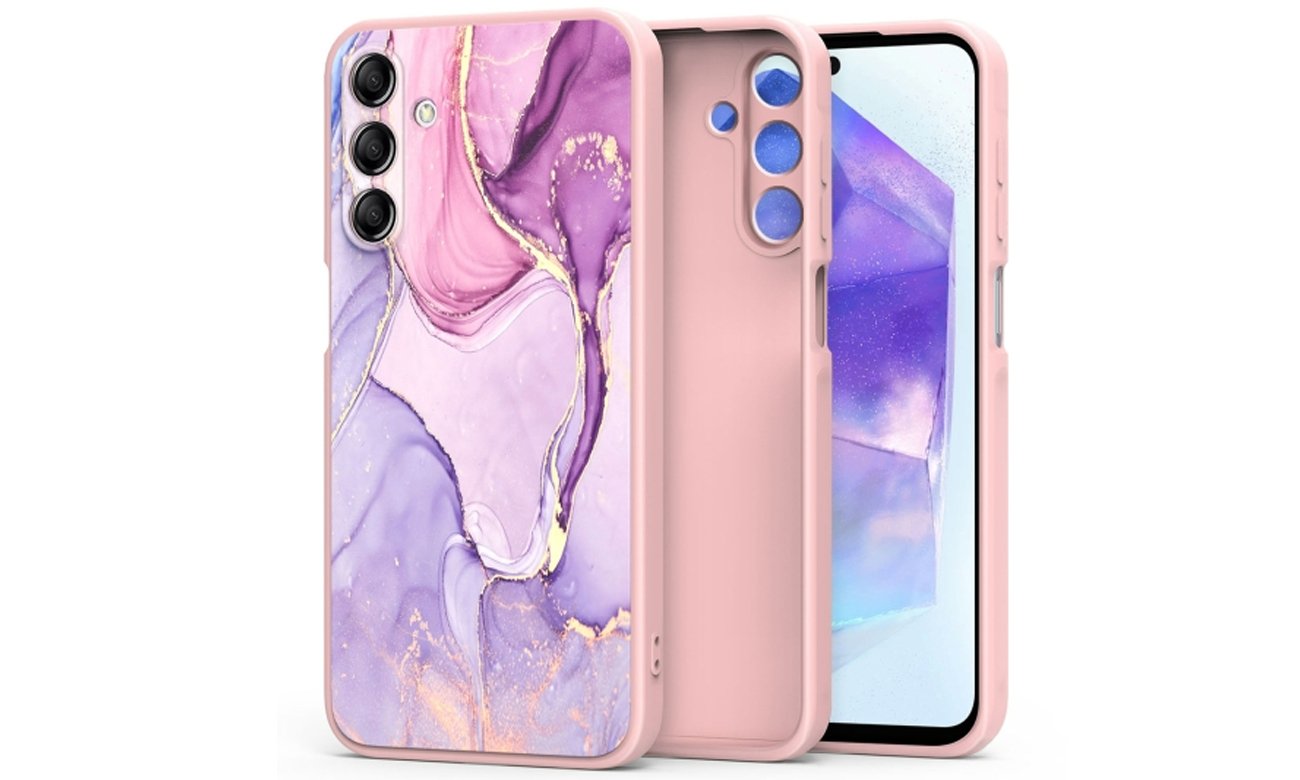 Etui Tech-Protect Icon für Samsung Galaxy A55 5G Marble