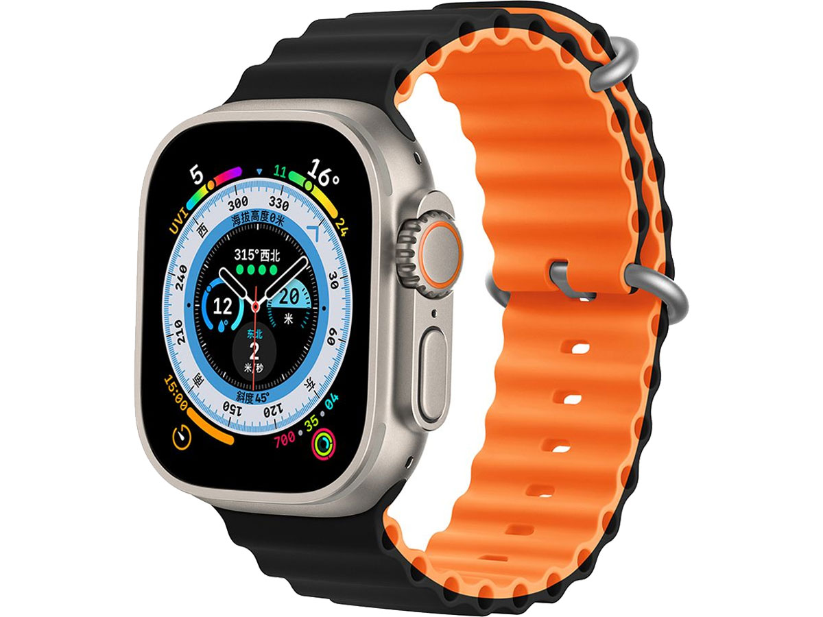 Tech-Protect Iconband Pro do Apple Watch 44/45/46/49 mm Black/Orange