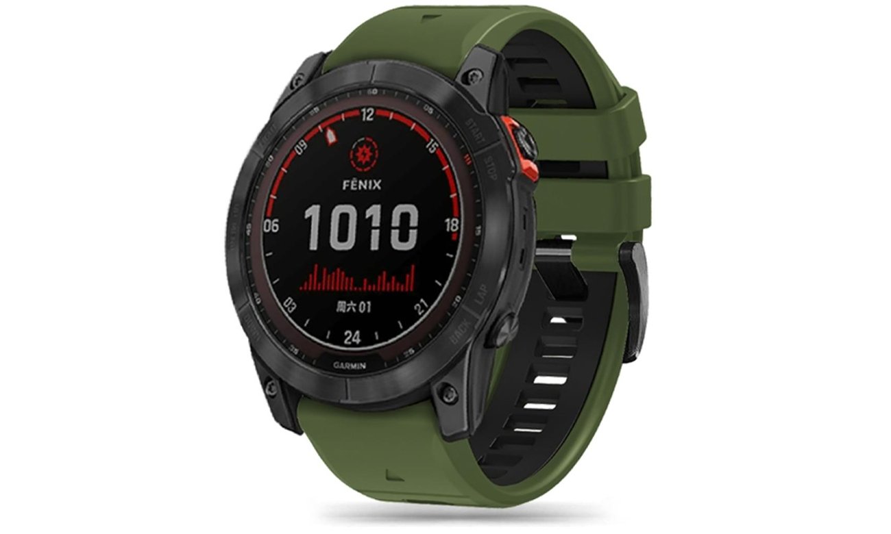 Tech-Protect Iconband Pro do Garmin Fenix (22mm) Army Green/Black