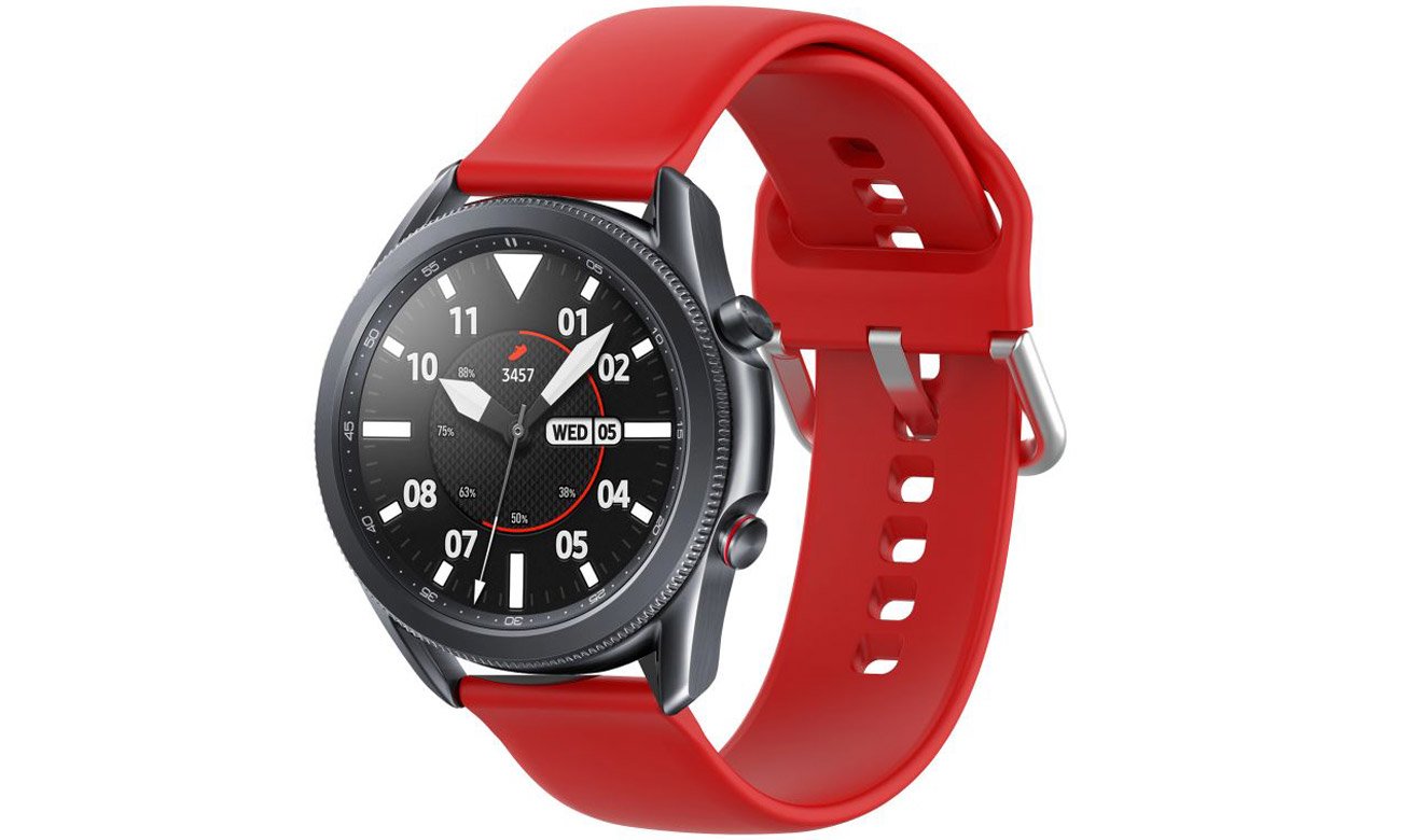 Gumowy pasek Tech-Protect Iconband Czerwony do smartwatchy