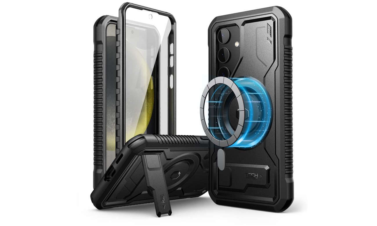 Etui Tech-ProtectKevlar Magsafe+ do Samsung Galaxy S24+ - Widok ogólny