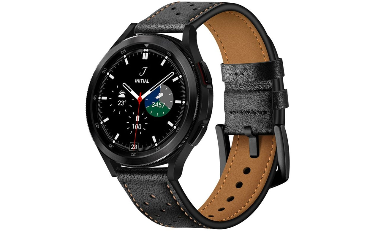 Pasek skórzany czarny Tech-Protect Leather