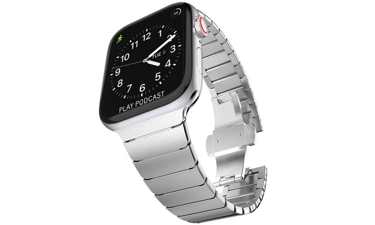 Tech-Protect LinkBand Armband für Apple Watch silber