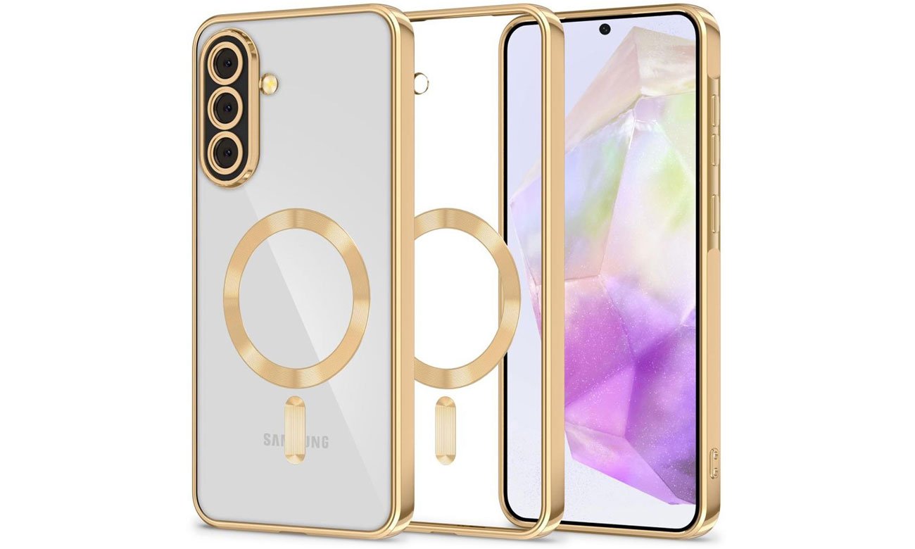 Magflex Magsafe do Samsung Galaxy A36 Shiny Gold