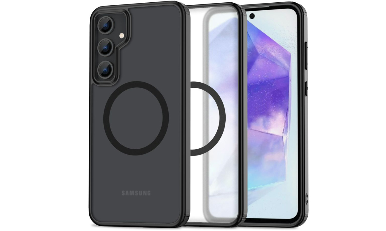 Etui Tech-Protect Magmat MagSafe do Samsung Galaxy A55 5G Matte Black