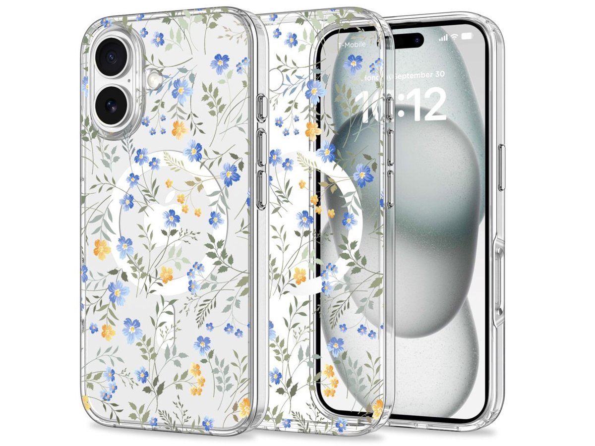 Etui Tech-Protect Magmood Magsafe do iPhone 16 Pro Max Spring Flowers