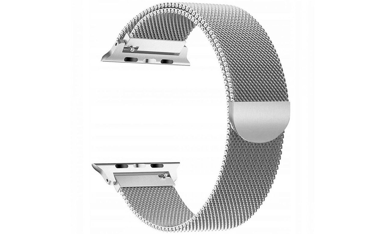 Tech-Protect Milaneseband Silbernes Armband für Apple Watch 38-40mm