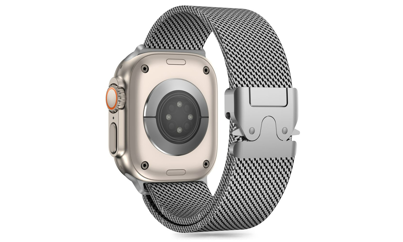 Tech-Protect Milano Armband für Apple Watch 44/45/46/49 mm Silber