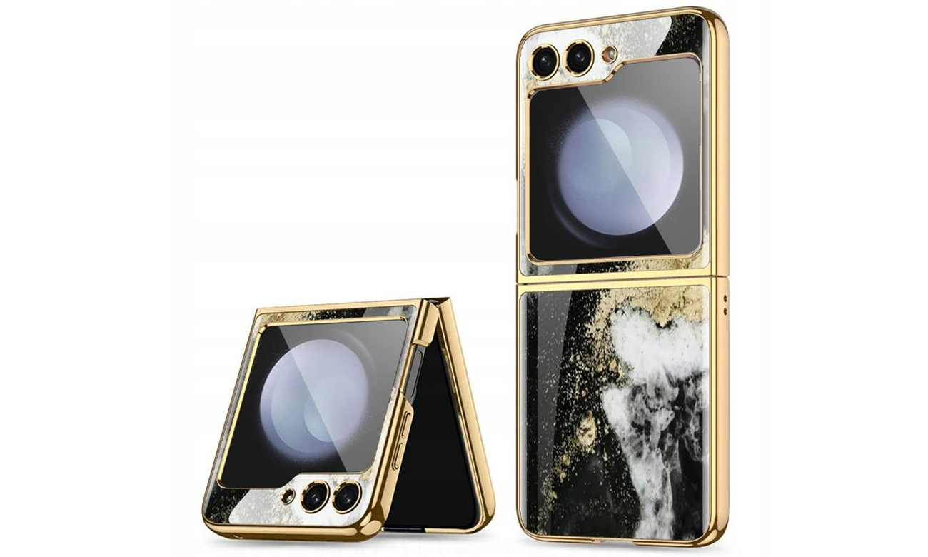 Tech-Protect Mood Marble do Samsung Galaxy Z Flip5 5G black