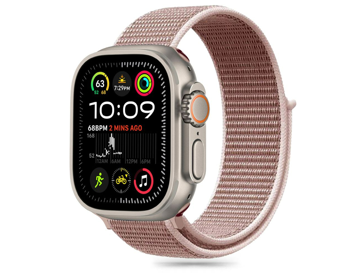 Tech-Protect Nylon Armband für Apple Watch 44/45/46/49 mm Lilac