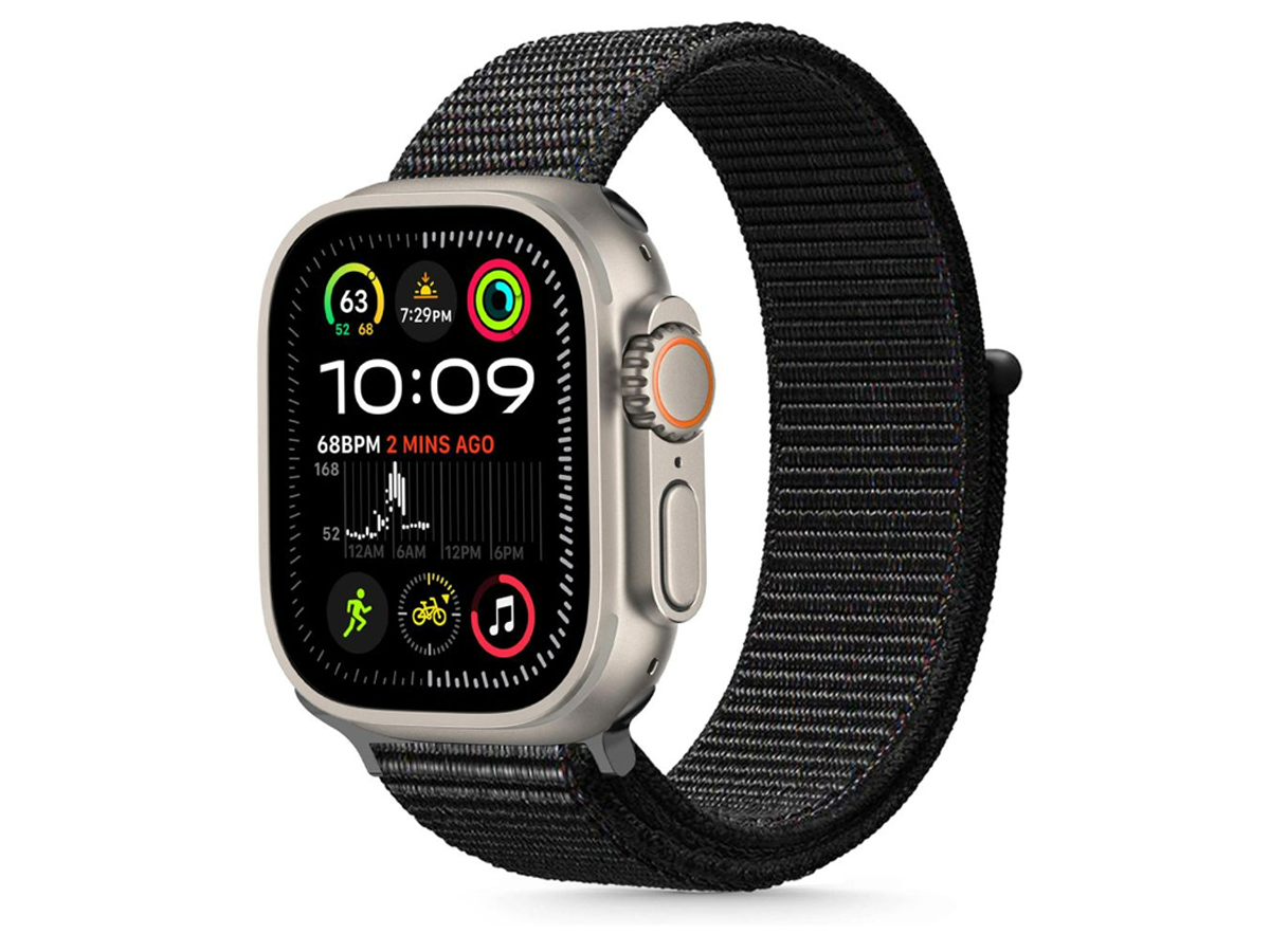 Tech-Protect Nylon Armband für Apple Watch 44/45/46/49 mm Lila