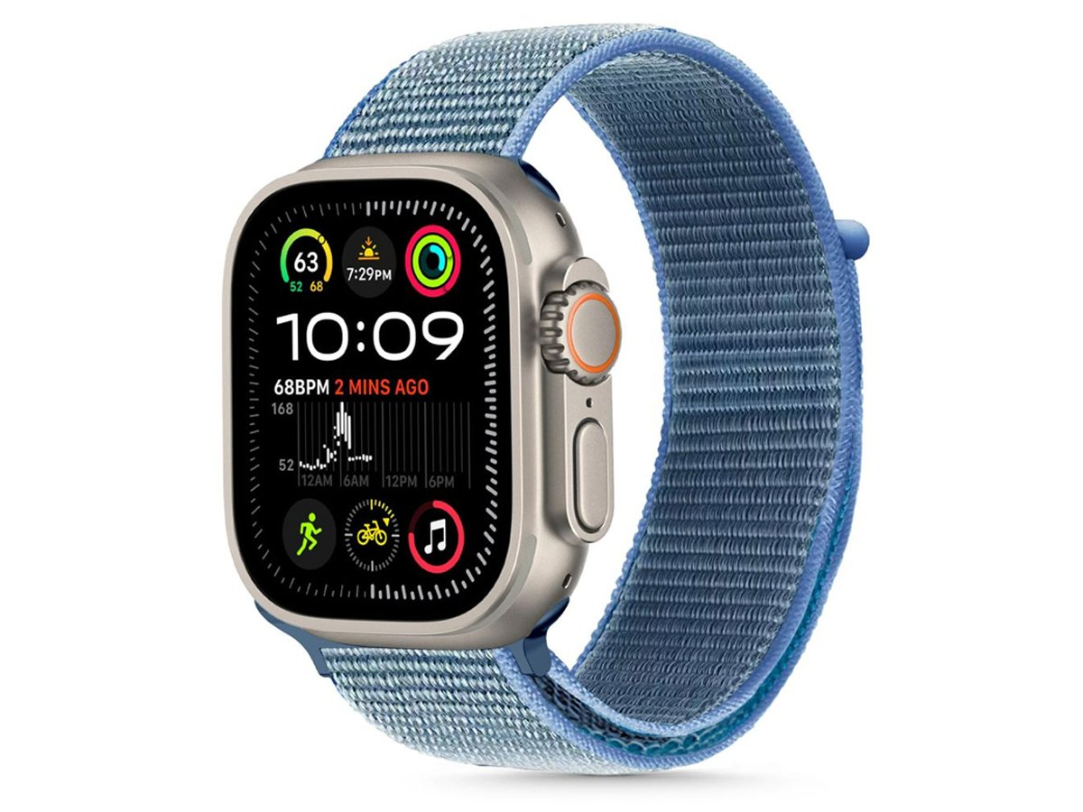 Pasek Tech-Protect Nylon do Apple Watch 44/45/46/49 mm Lilac