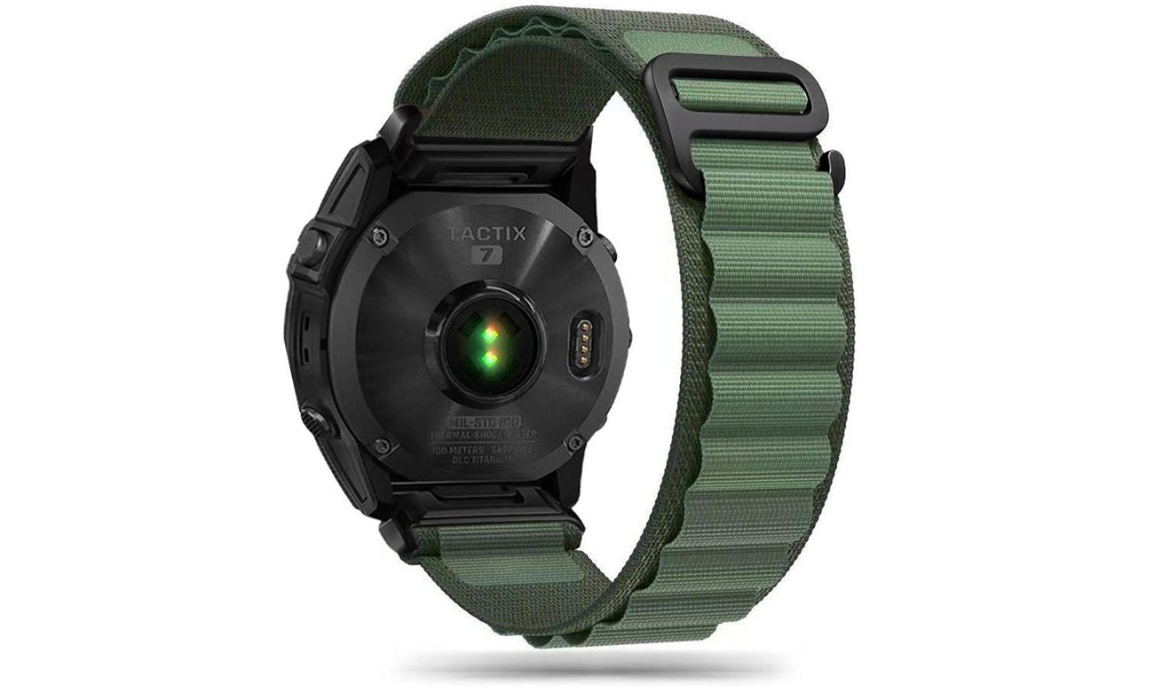 Tech-Protect Nylon Pro do Garmin Fenix (22mm) Military Green
