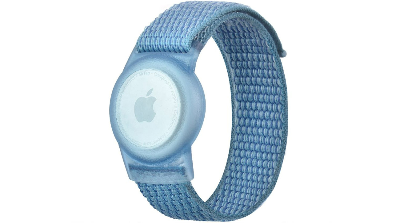 Opaska Dziecięca Tech-Protect Nylon do Apple AirTag blue