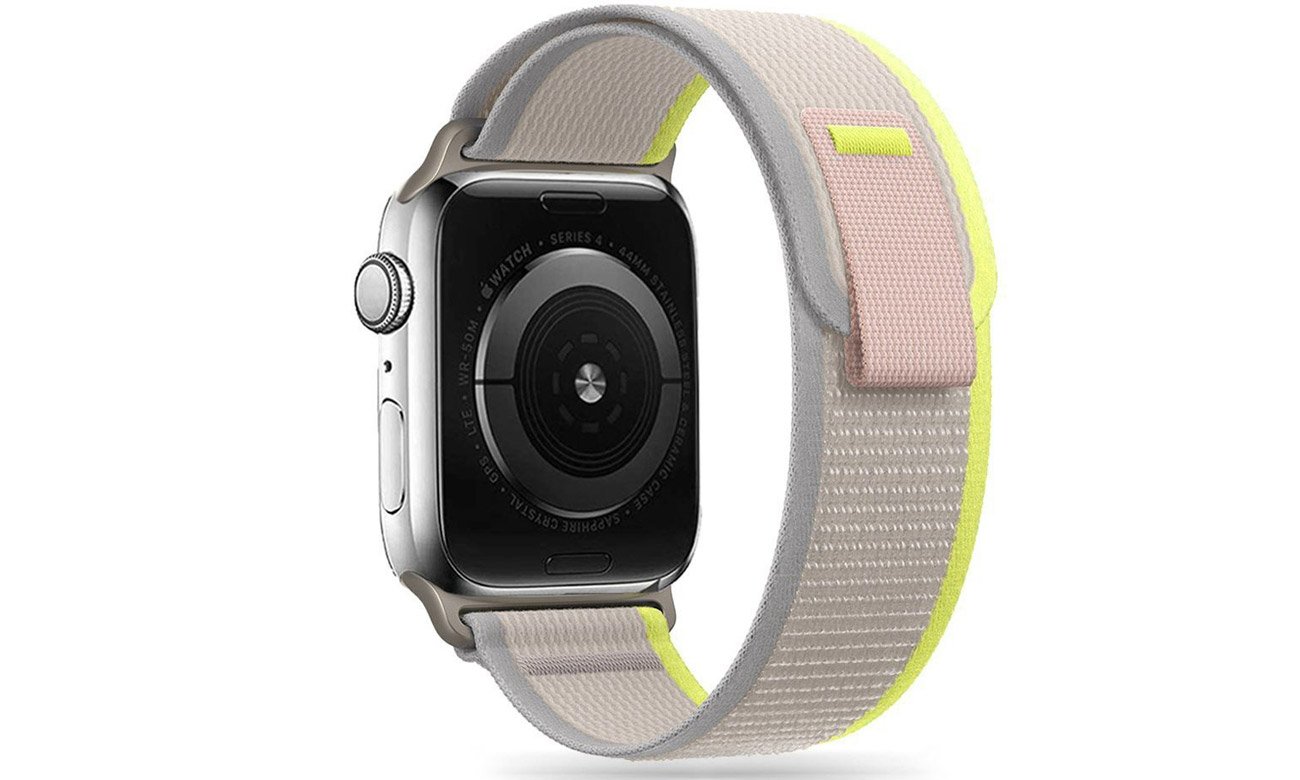 Tech-Protect Nylon Armband für Apple Watch beige