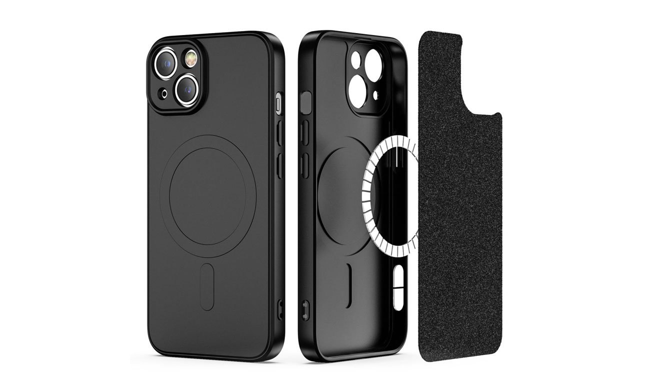 Etui Tech-Protect Silicone Magsafe do iPhone 13 / iPhone 14 black