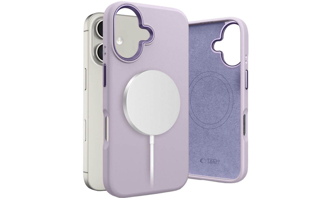 Tech-Protect Silicone Pure Magsafe do iPhone 16 mauve