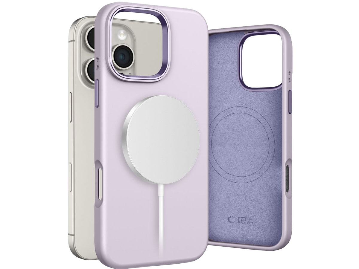 Tech-Protect Silicone Pure Magsafe do iPhone 16 Pro mauve