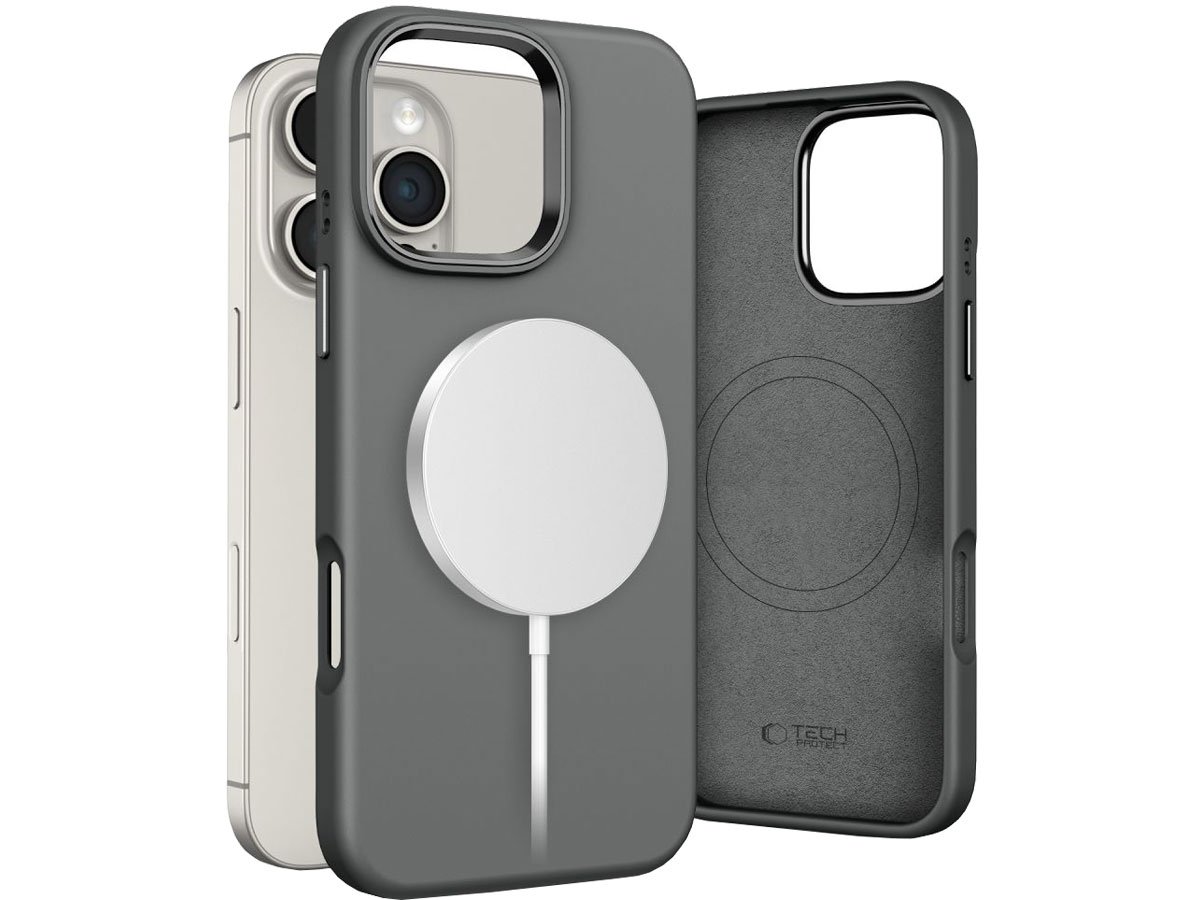 Tech-Protect Silicone Pure Magsafe do iPhone 16 Pro clay