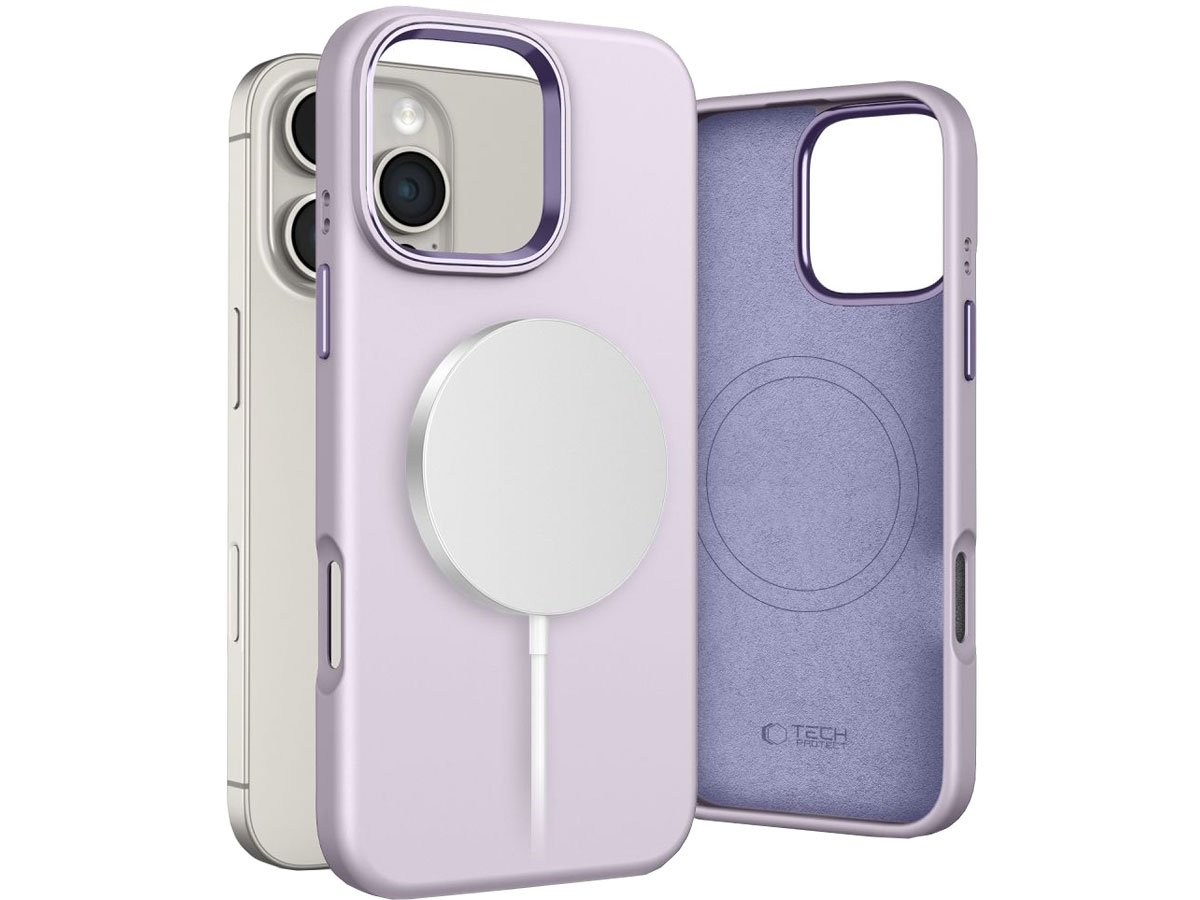 Tech-Protect Silicone Pure Magsafe do iPhone 16 Pro Max mauve