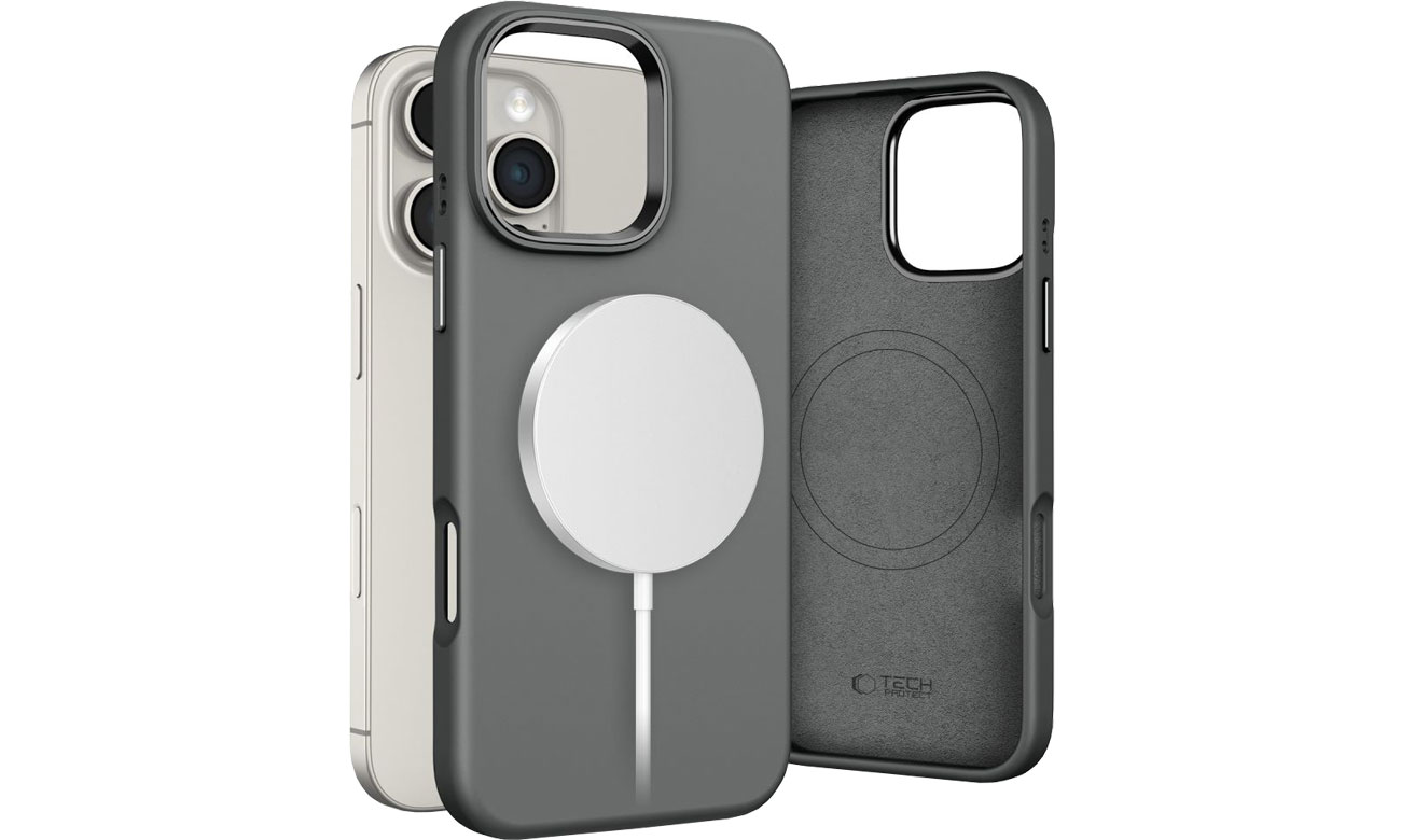 Tech-Protect Silicone Pure Magsafe do iPhone 16 Pro Max clay