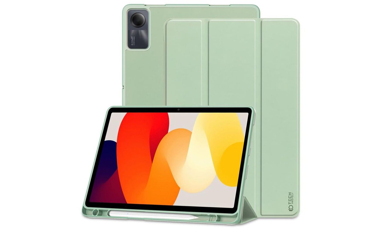 Etui Tech-Protect SmartCase für Xiaomi Redmi Pad SE matcha green