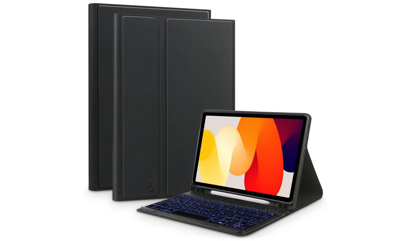 Etui Tech-Protect SmartCase Pen do Xiaomi Redmi Pad SE + keyboard black