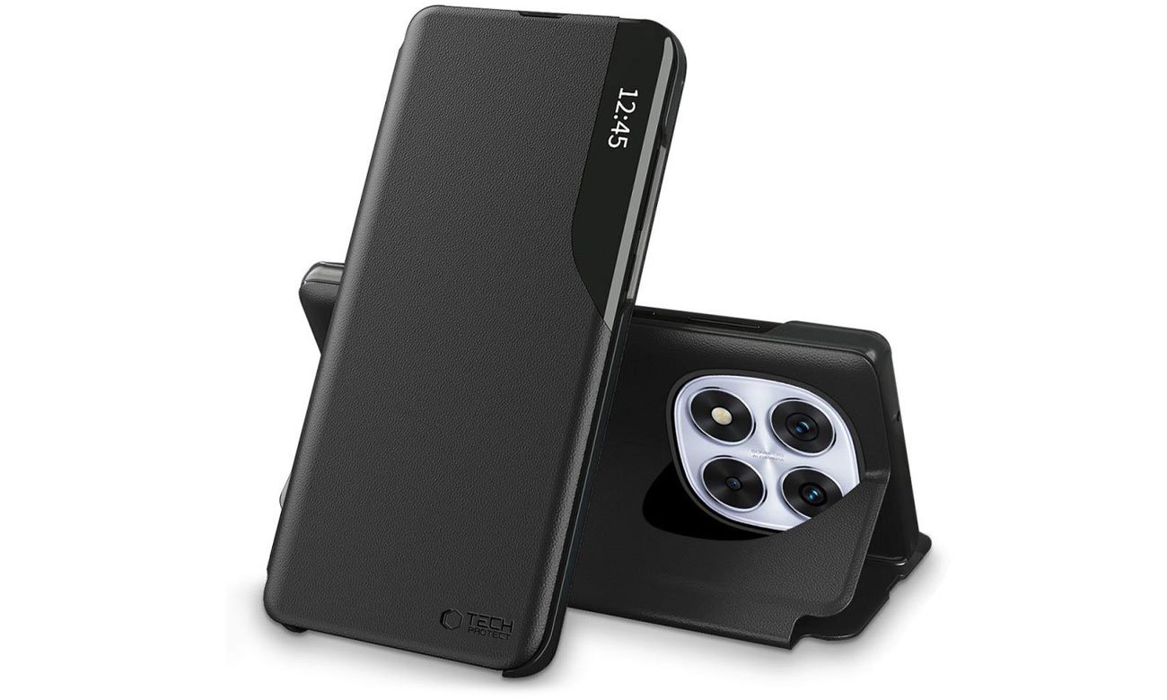 Etui Tech-Protect Smart View do Redmi Note 14 Pro 5G / POCO X7 5G Black