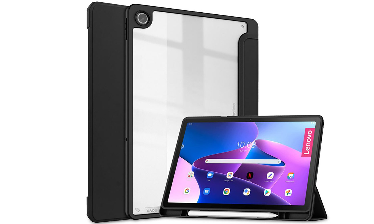 Etui Tech-Protect SmartCase Pen Hybrid do Lenovo Tab M10 Plus (3. Gen) black